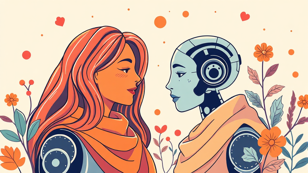 AI 시대, 대체 불가능한 인재 조건 (illustration 스타일)