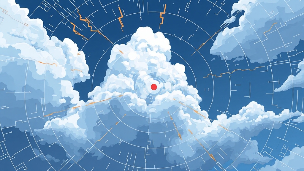 기상청 날씨누리 완벽 활용법: 동네예보, 레이더, 특보, 주간 전망까지!(2026 최신) 4 레이더 영상, 날씨를 눈으로 확인! (illustration 스타일)