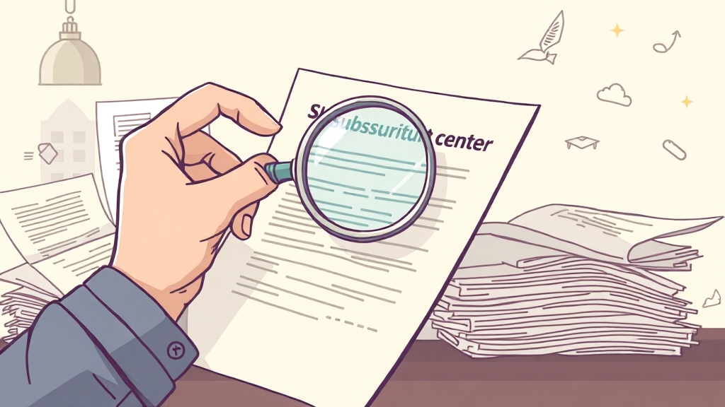 분양 공고 확인 전 체크리스트 (illustration 스타일)