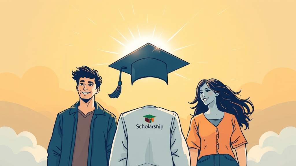 국가장학금, 꿈을 응원합니다! (illustration 스타일)