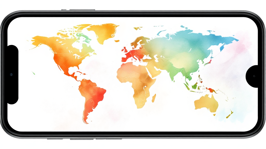 핀테크 앱, 뭐가 좋을까? (watercolor 스타일)