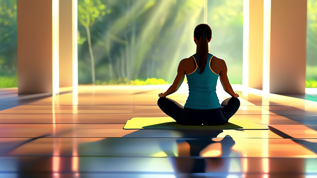 무릎 건강 지키기: 예방과 생활 습관 (realistic 스타일)