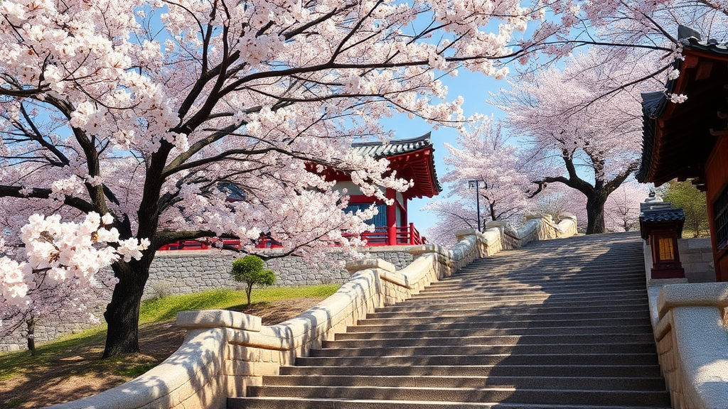 사진 찍기 좋은 충남 벚꽃 명소 BEST 7 (realistic 스타일)