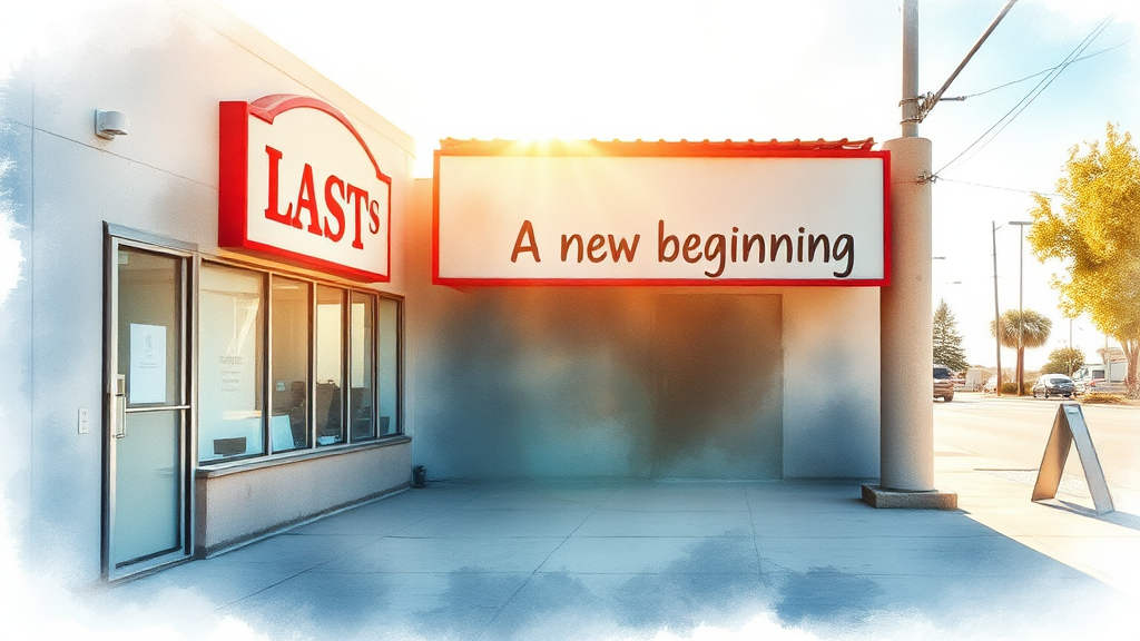 폐업 후 점검 사항 (watercolor 스타일)