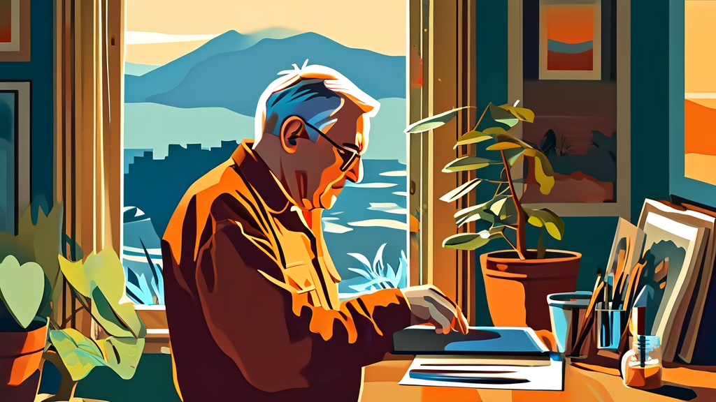 안정적인 미래를 위한 예술인 복지 제도 알아보기 (illustration 스타일)