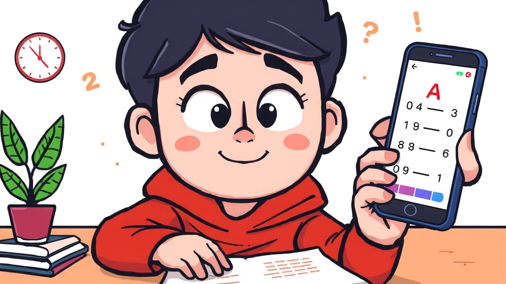 정답 확인 시간 & 방법 (cartoon 스타일)