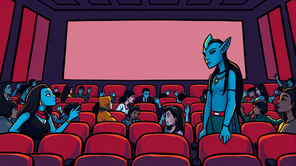 아바타3 예매 전략 (cartoon 스타일)