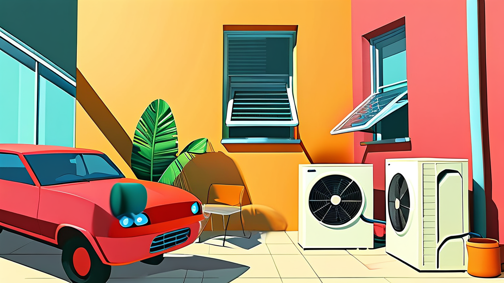 에어컨 청소, 왜 중요할까요? (cartoon 스타일)