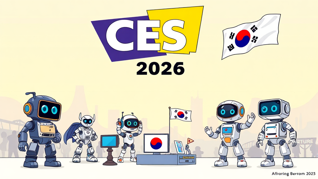 CES 2026 수상기업 한국 기업 비중 로봇 AI