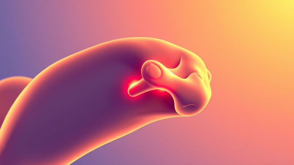 팔꿈치 통증 원인 분석 (cartoon 스타일)