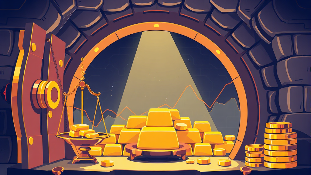 금 투자 시 알아둬야 할 세금 및 유의사항 (illustration 스타일)