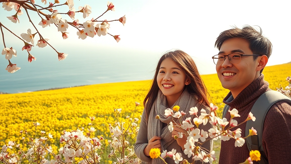 숙박세일페스타 추천 여행지 (realistic 스타일)