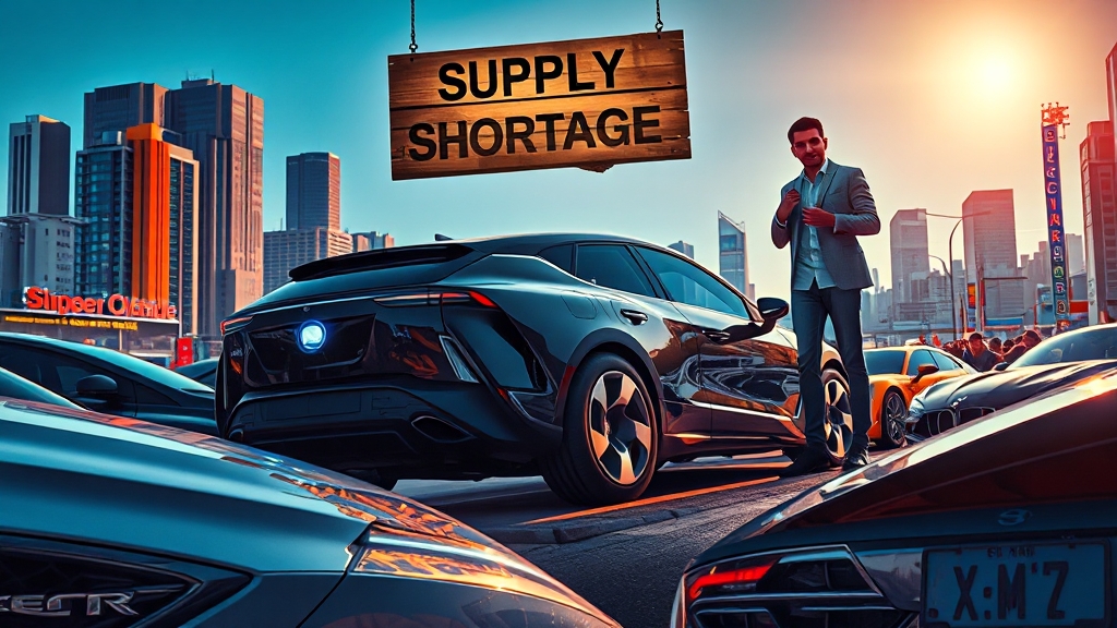 중고차 시장 동향 (realistic 스타일)