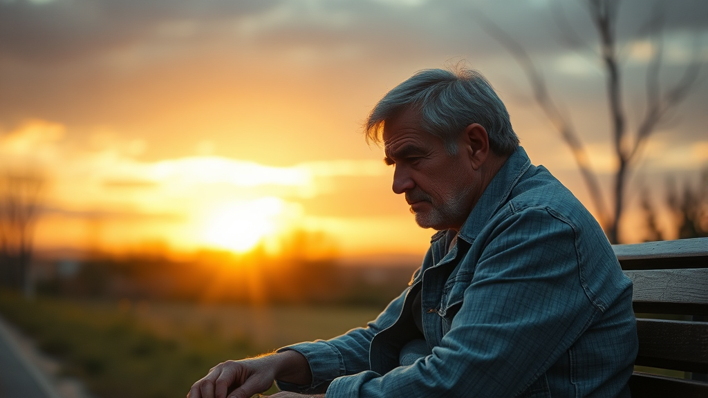 갱년기의 대표 증상 (realistic 스타일)