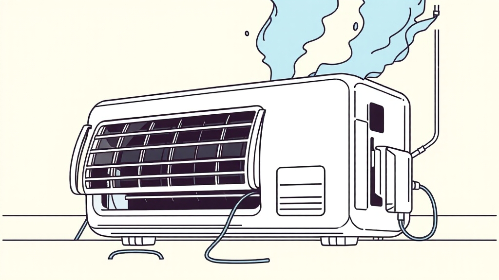 완벽한 에어컨 조립 방법 (illustration 스타일)