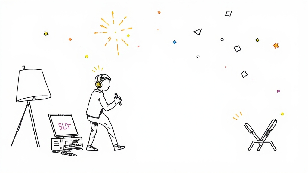 S펜 AI 기능 및 활용 (illustration 스타일)