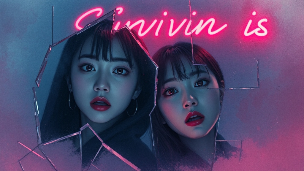 가정폭력 묘사와 드라마 메시지 (watercolor 스타일)