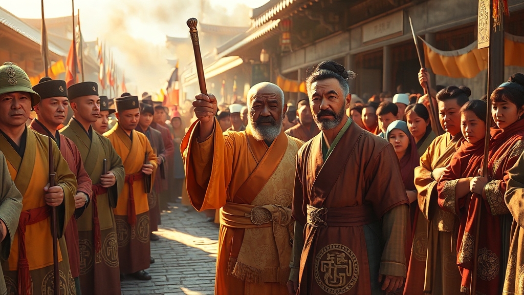 소이부답의 역사적 배경 (realistic 스타일)