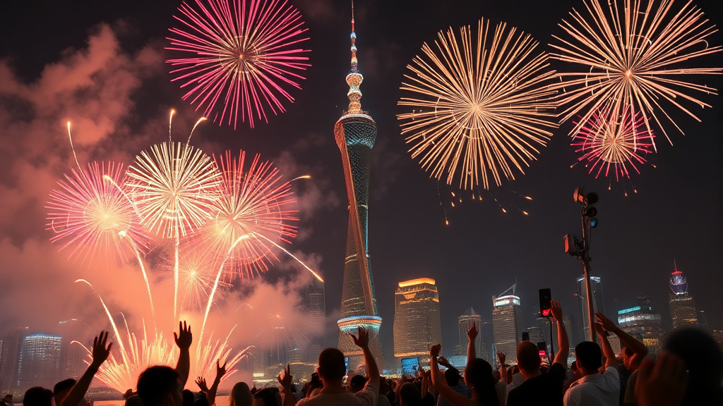 불꽃놀이 시간 및 일정은? (realistic 스타일)