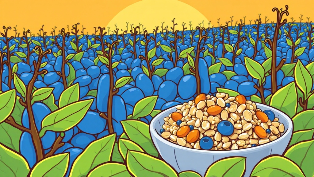 식물성 단백질이란? (cartoon 스타일)