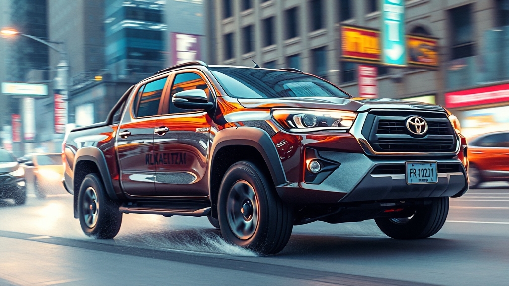 하이럭스 기반, 유니바디 가능성은? (watercolor 스타일)