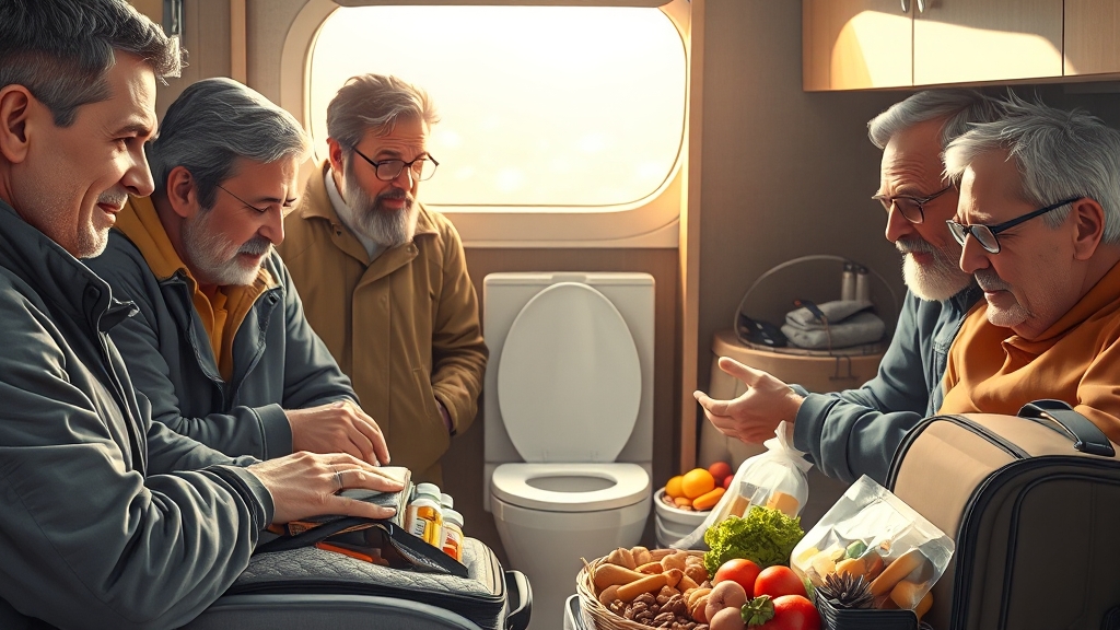 여행 전 체크사항 (realistic 스타일)