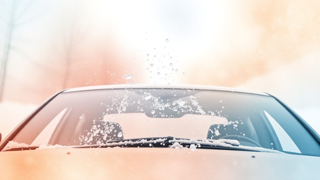 워셔액 및 와이퍼 점검/교체 (watercolor 스타일)