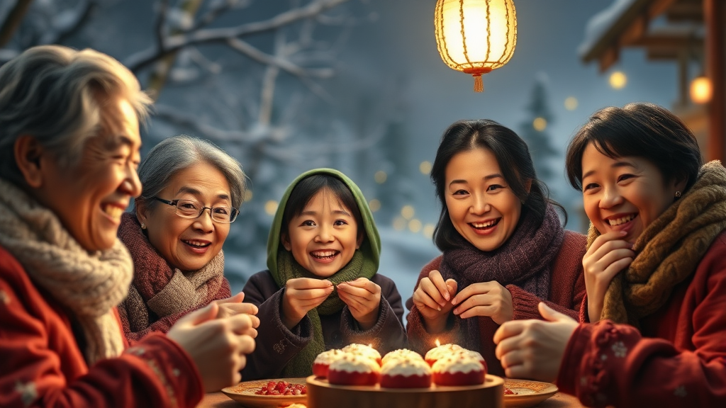 동지의 의미, 전통을 이어가요 (realistic 스타일)