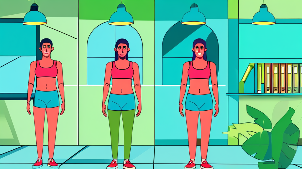 수술 전후 변화와 실제 후기 (cartoon 스타일)