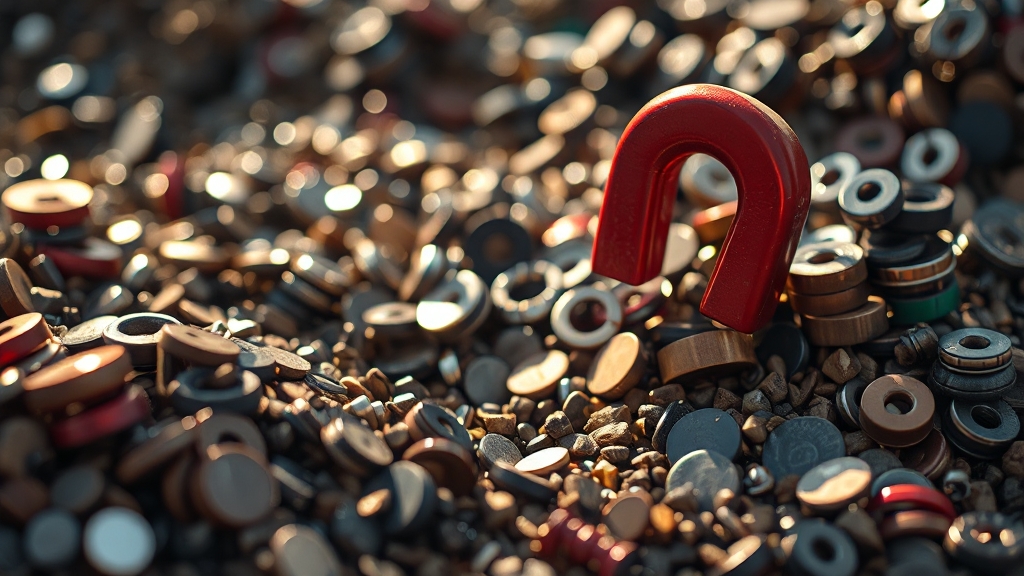 희토류 재활용, 왜 중요할까요? (realistic 스타일)