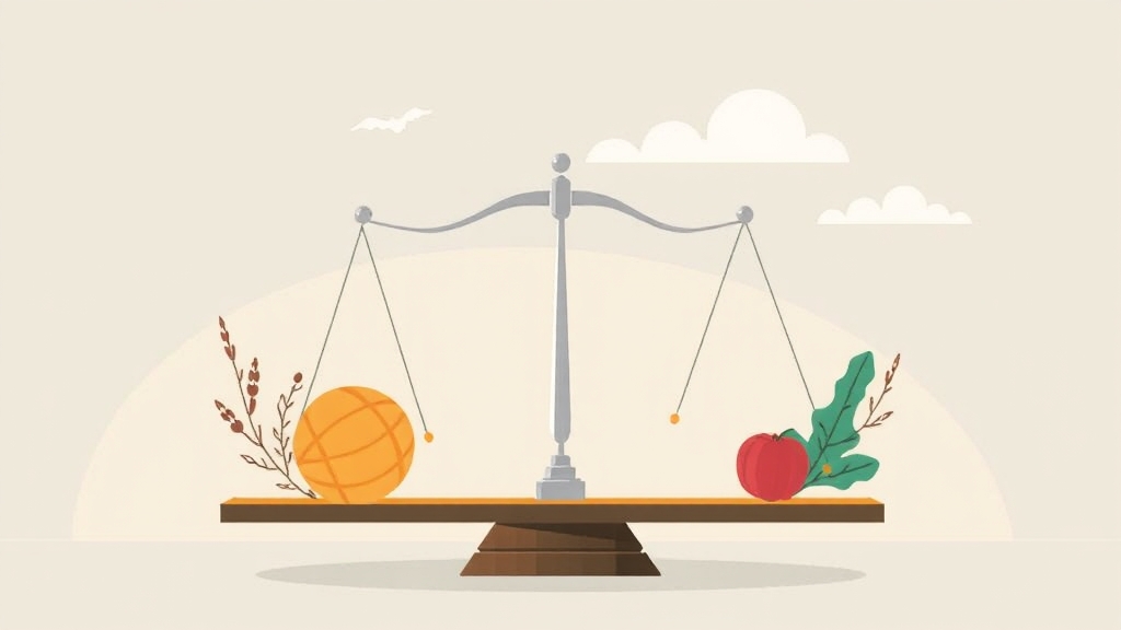 득과 실: 영향 분석 (illustration 스타일)