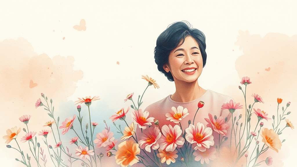 대중의 반응과 응원 물결 (watercolor 스타일)