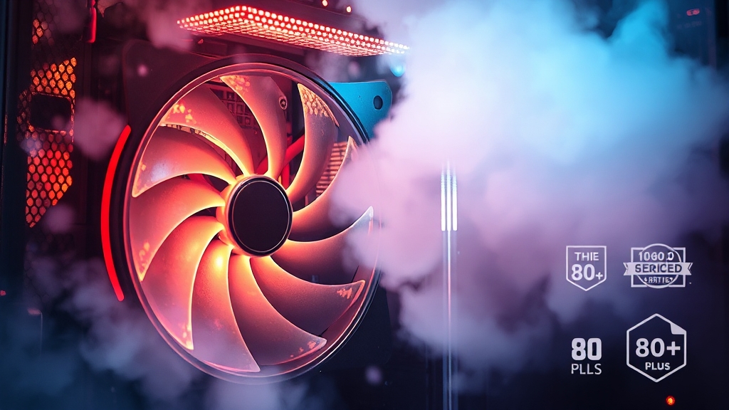 파워 서플라이 및 쿨링 시스템 고려사항 (watercolor 스타일)