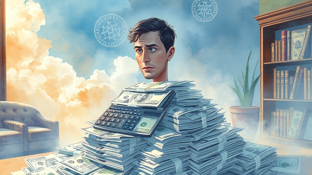 고금리 예금, 주의할 점은? (watercolor 스타일)