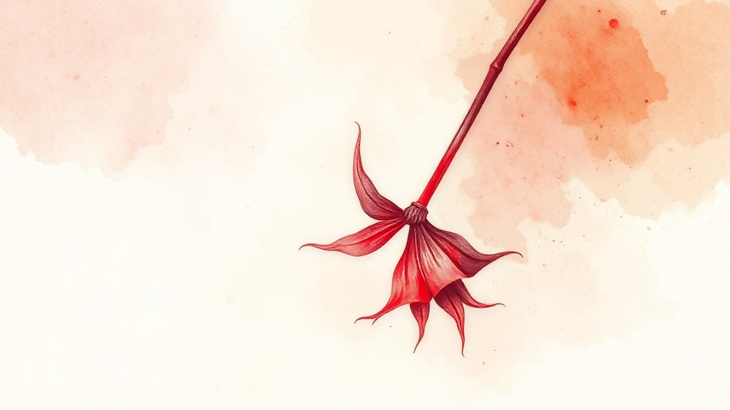 우슬, 여성 건강에도 도움이 될까? (watercolor 스타일)