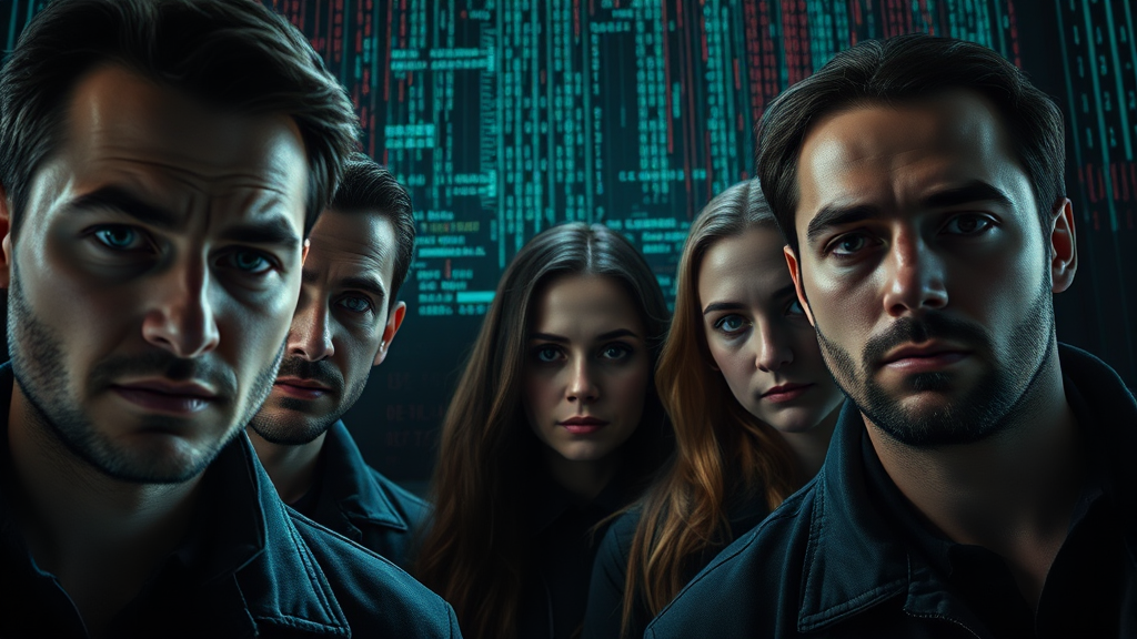 개인정보 유출, 왜 위험할까? (realistic 스타일)