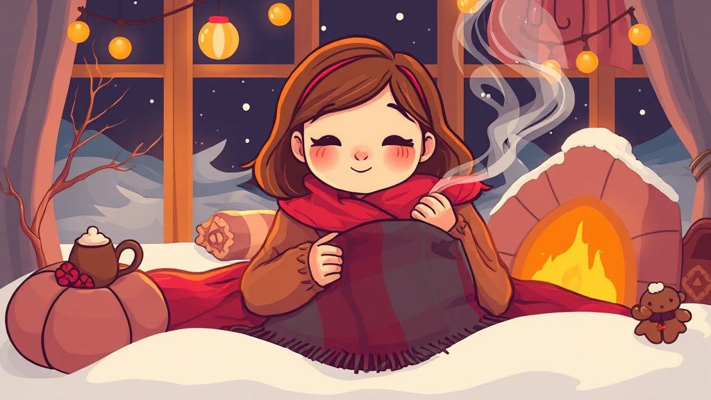 체온 유지 및 보온 방법 (cartoon 스타일)