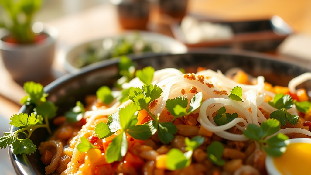 봄동 비빔밥의 핵심, 맛있는 양념장 황금 레시피 (realistic 스타일)