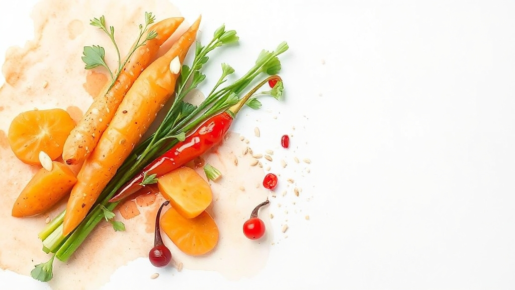 고구마순무침 재료 준비 (watercolor 스타일)