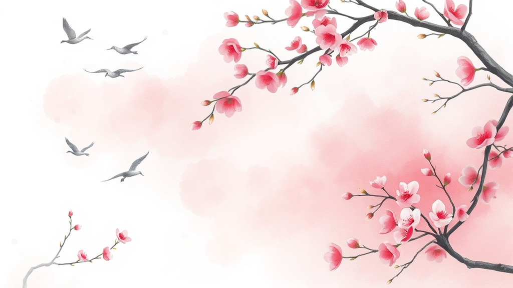 화투 점술의 실전 예시와 활용 (watercolor 스타일)