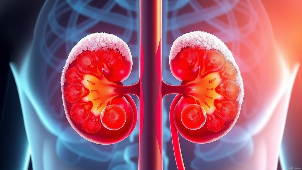 소변의 변화: 신장 건강의 첫 번째 경고 (realistic 스타일)