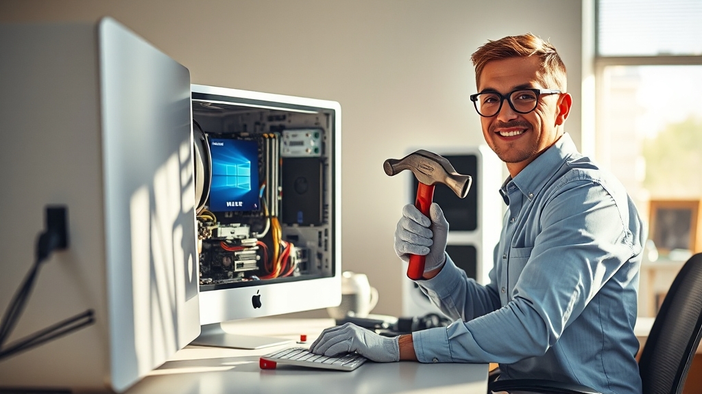 수리 업체 선택 시 고려사항 (realistic 스타일)