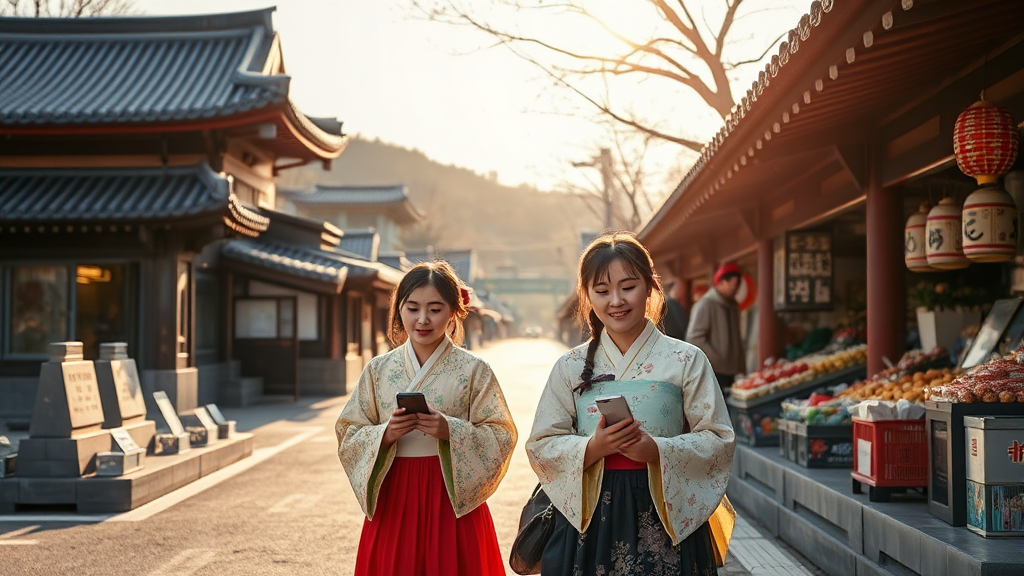 성묘, 전통시장 방문객을 위한 주차 정보 (realistic 스타일)