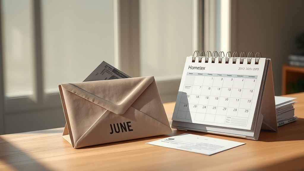 환급일, 언제쯤일까? (realistic 스타일)