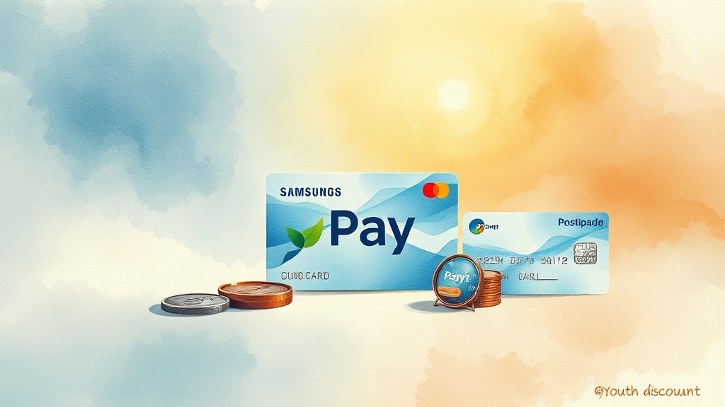 선불 vs. 후불 교통카드 비교 (watercolor 스타일)