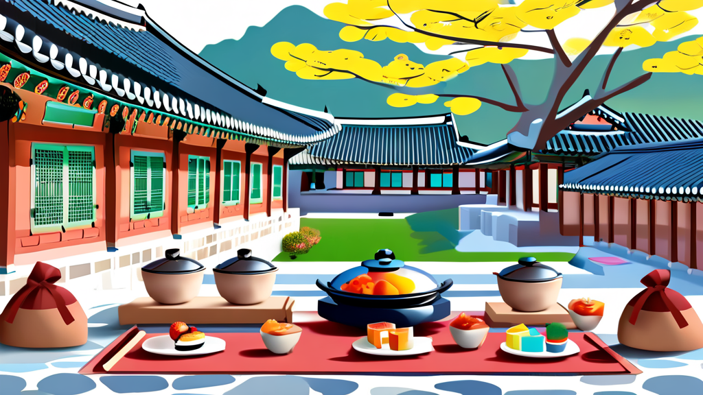 경복궁 생과방, 누구에게 추천할까? (illustration 스타일)