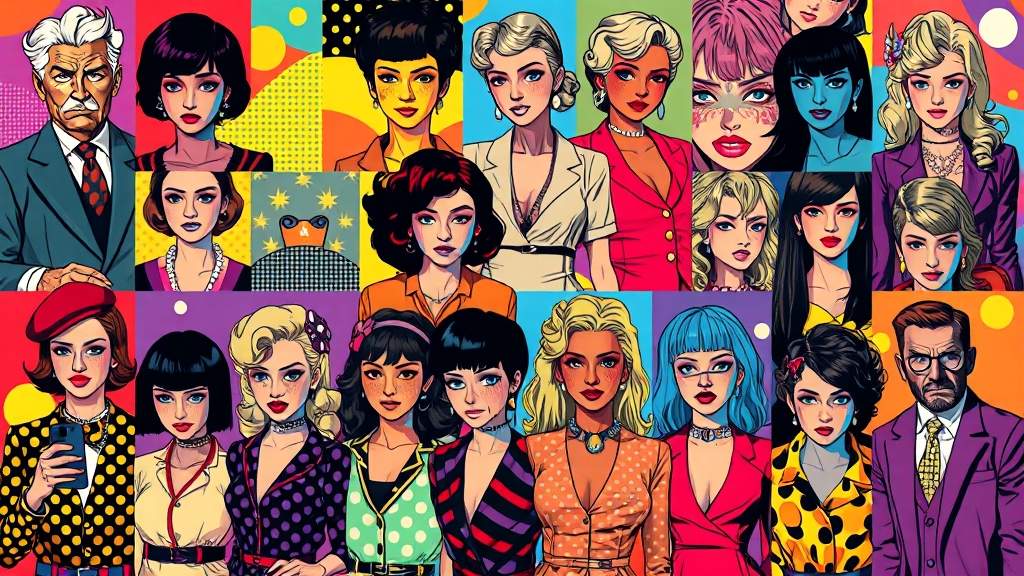 12가지 세부 유형 분석 (popart 스타일)