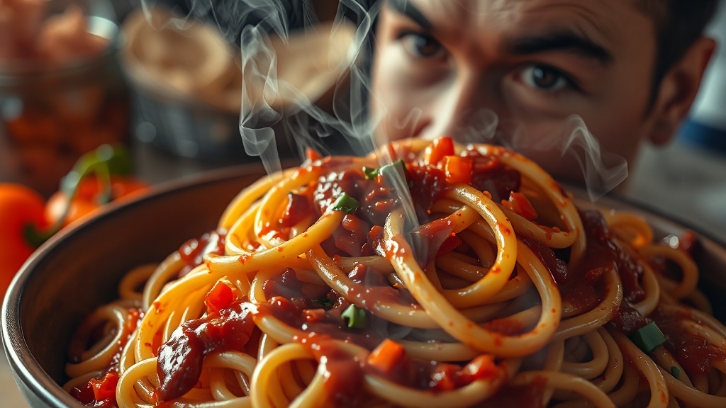 핵파스타란 무엇인가 (realistic 스타일)