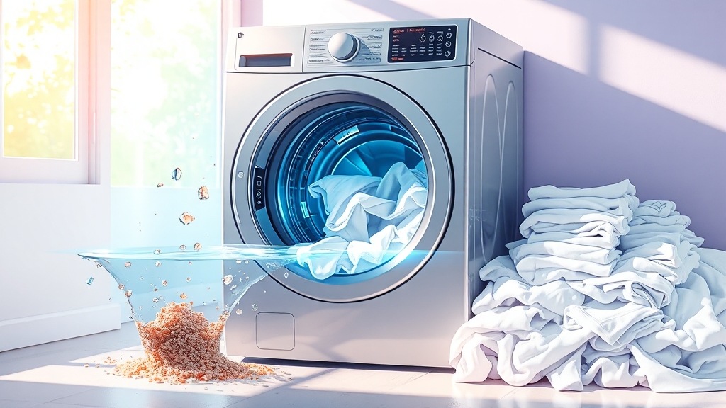 과탄산소다로 찌든 때 제거! (illustration 스타일)