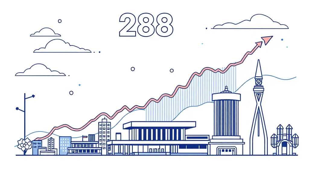 코스피 최고치 경신! (illustration 스타일)